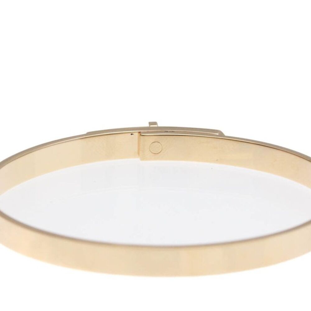Pre Loved hermes Kelly Diamond Bracelet LG Women Gold Bracelets - Picture 6 of 8
